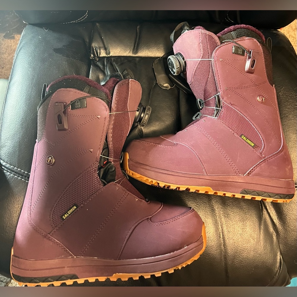 COPY - NEW Salomon Ivy Boa SJ Snowboard Boots - Women's/Youth, size 6.5
